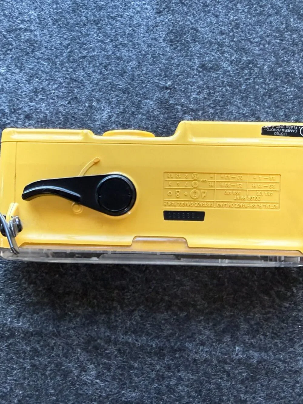 Vintage Minolta Weathermatic Camera Yellow